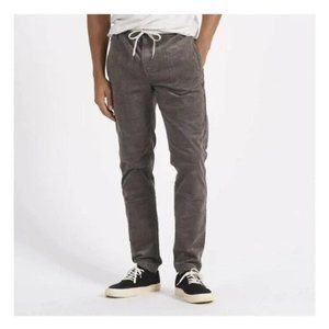 Vuori Mens L Optimist Pant Corduroy Gray